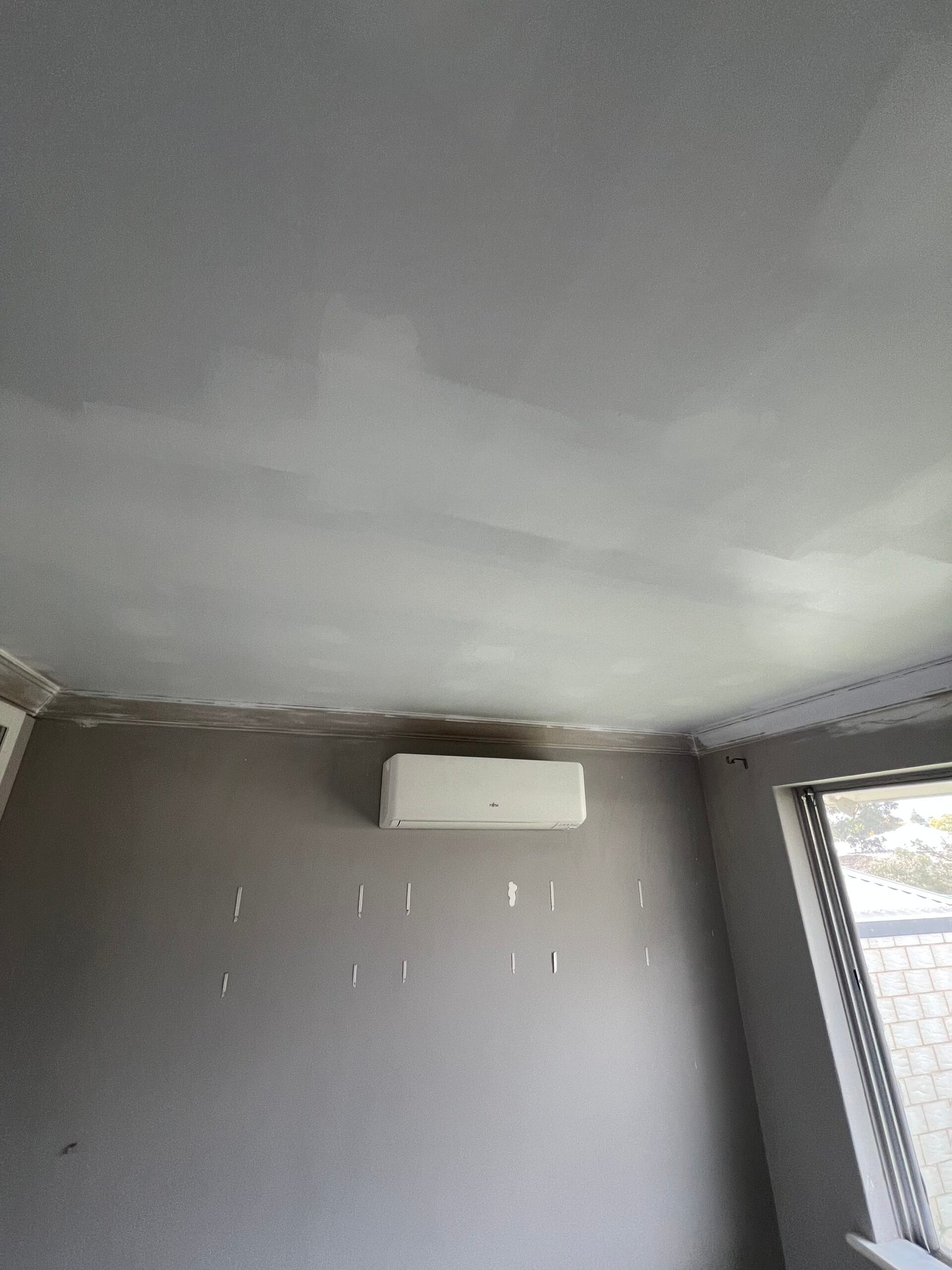 Ceiling before painting